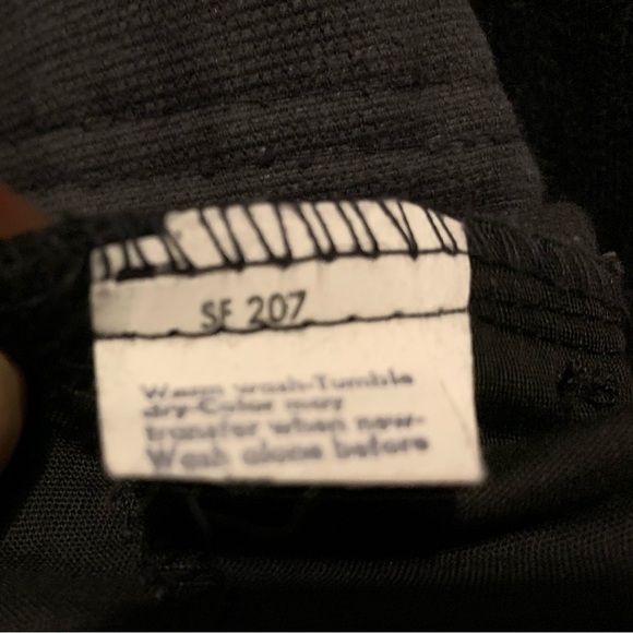 Vintage 70’s Levi Strauss Cotton Corduroy Black Pants Size 36X32 Mens Retro - Picture 5 of 8